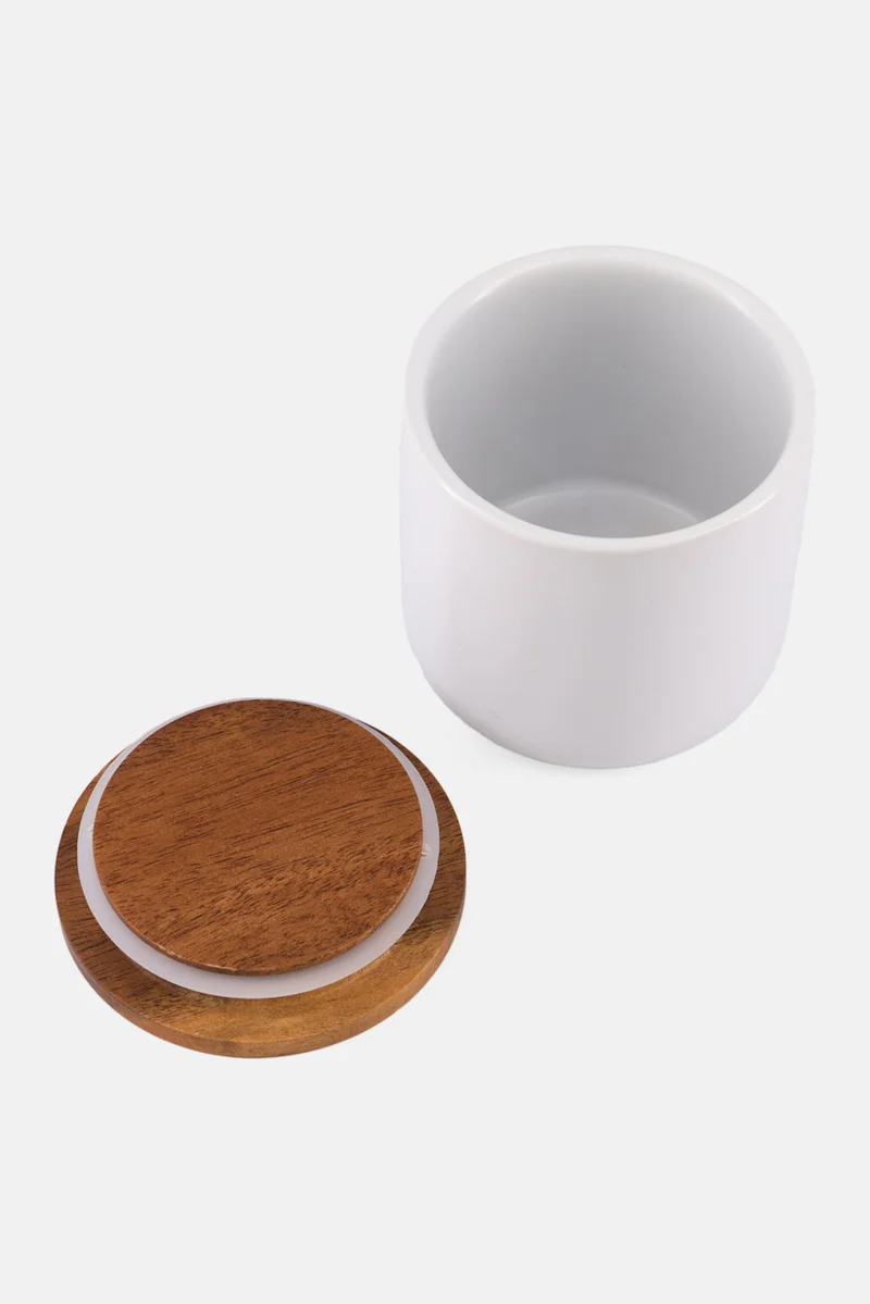 Muy Mucho Bathroom Organizer With Lid, White